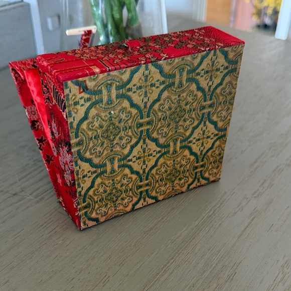 Intricate Red Jewelry Box - Picture 4 of 5